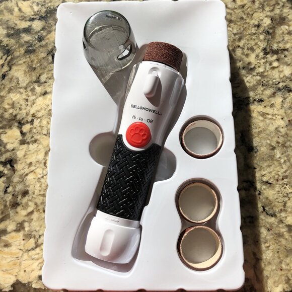 Bell + Howell PawPerfect Pet Nail Groomer Gentle Painless 3 Grooming Rollers CN - Picture 4 of 8